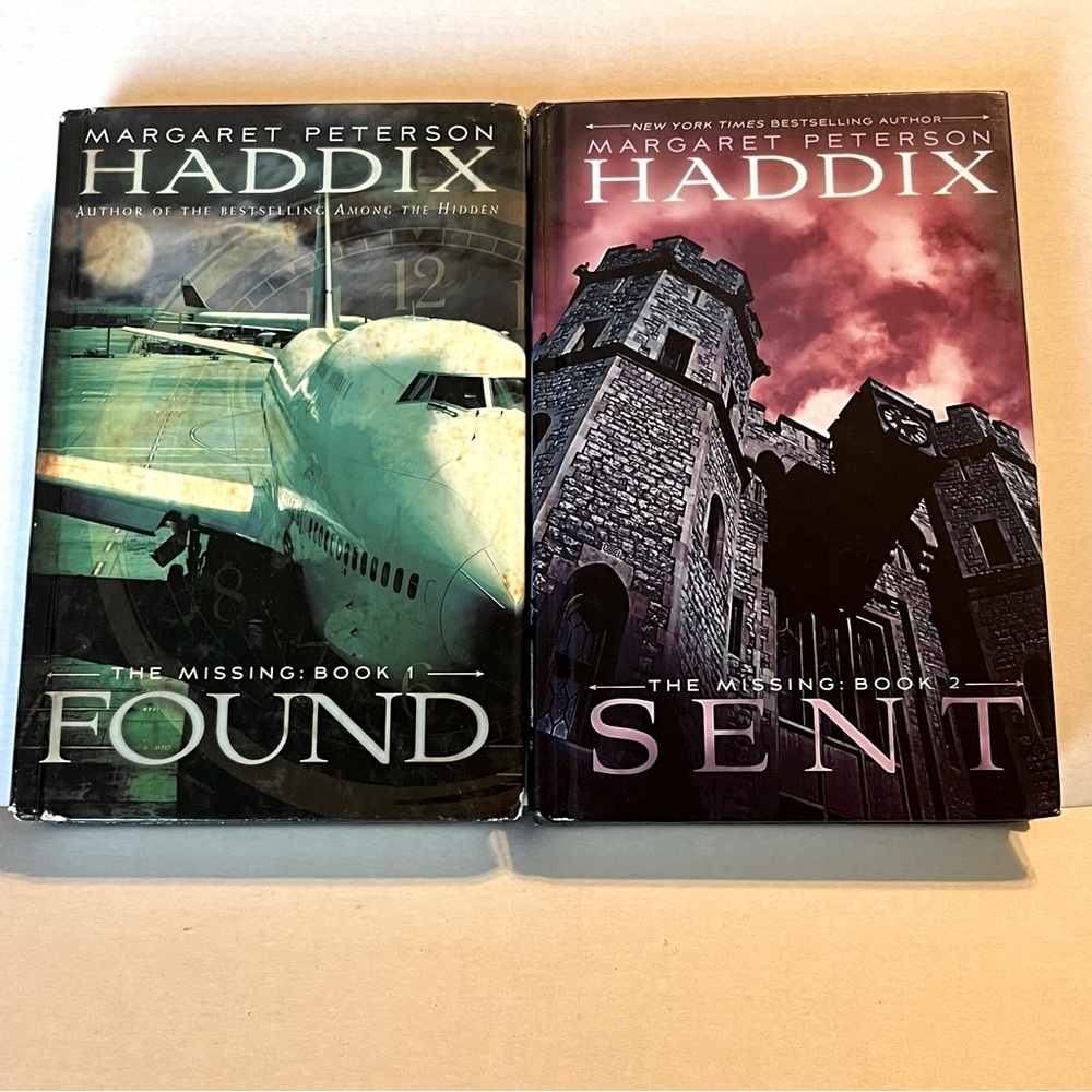 The Missing Book By‎ Margaret Peterson Haddix Bundle of Two Books Found Sent